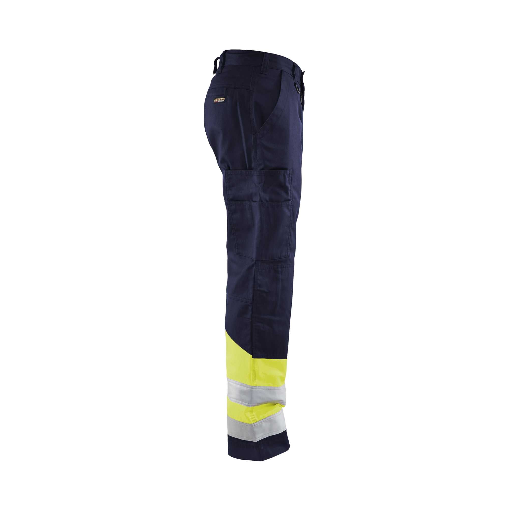BLAKLADER 15641811 | Hi Vis trousers Hi Vis Reflective Work Trousers Men - twill fabric
